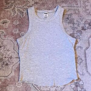 Victoria's Secret Heather Gray Crop Top